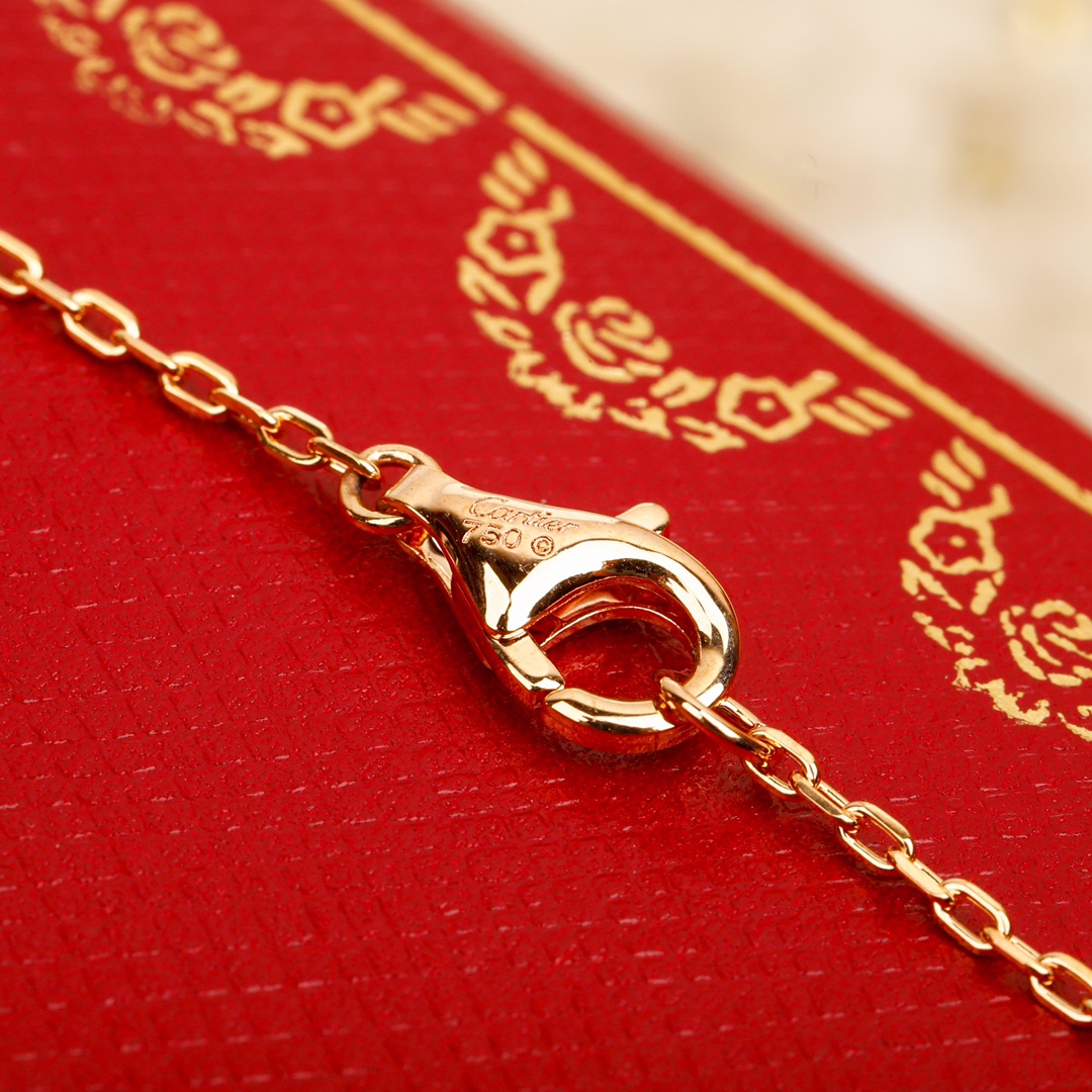 Cartier tricolor necklace
