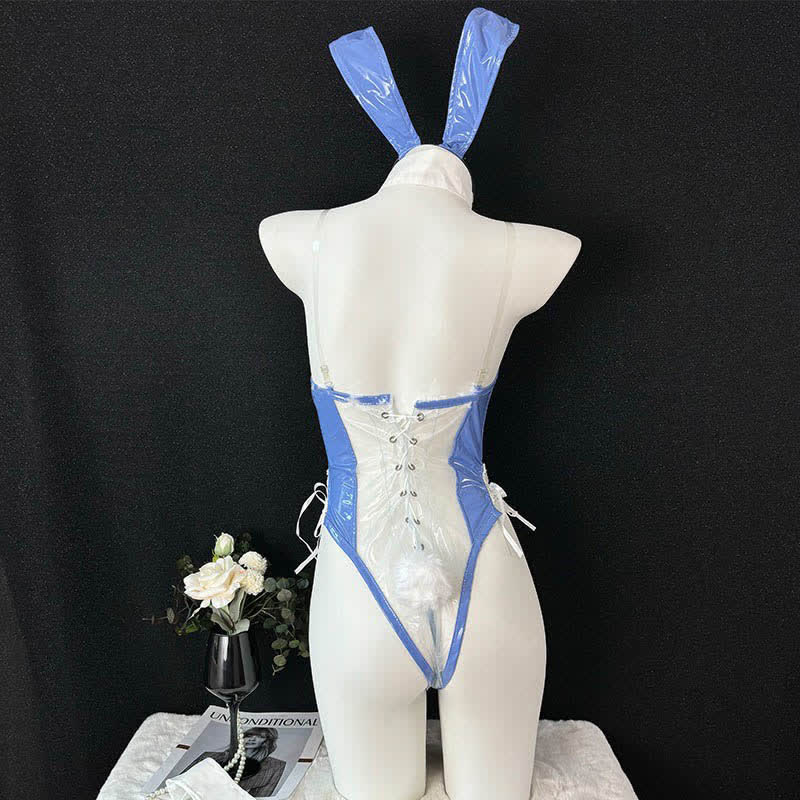Cosplay Bunny Lace Up Sexy Jumpsuit Lingerie