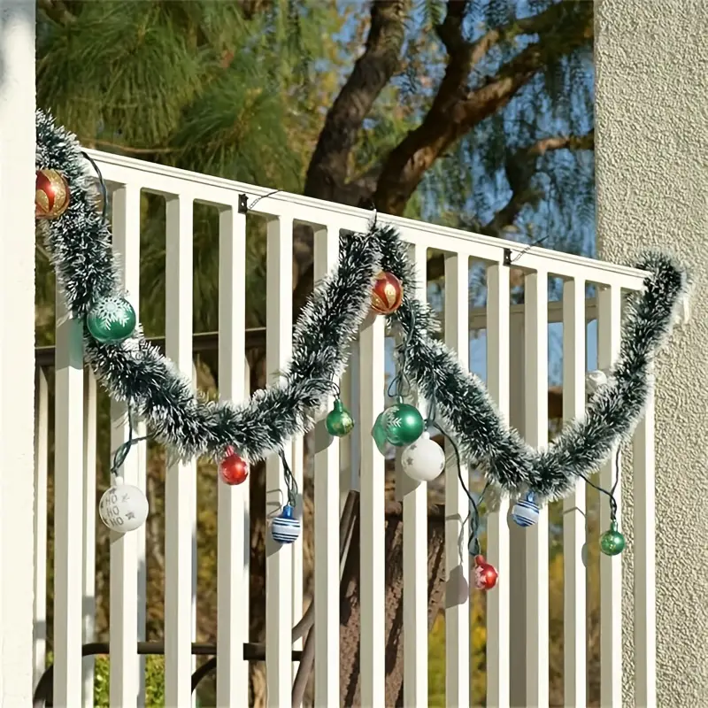💐💐Christmas Metal Flower Strip Decoration