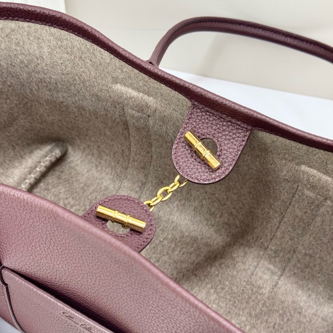 Loro Piana Ghiera Shoer Small Shopping Bag FAO7473