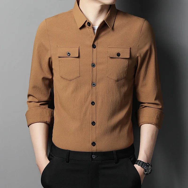 Premium Cotton Button-Up Shirt