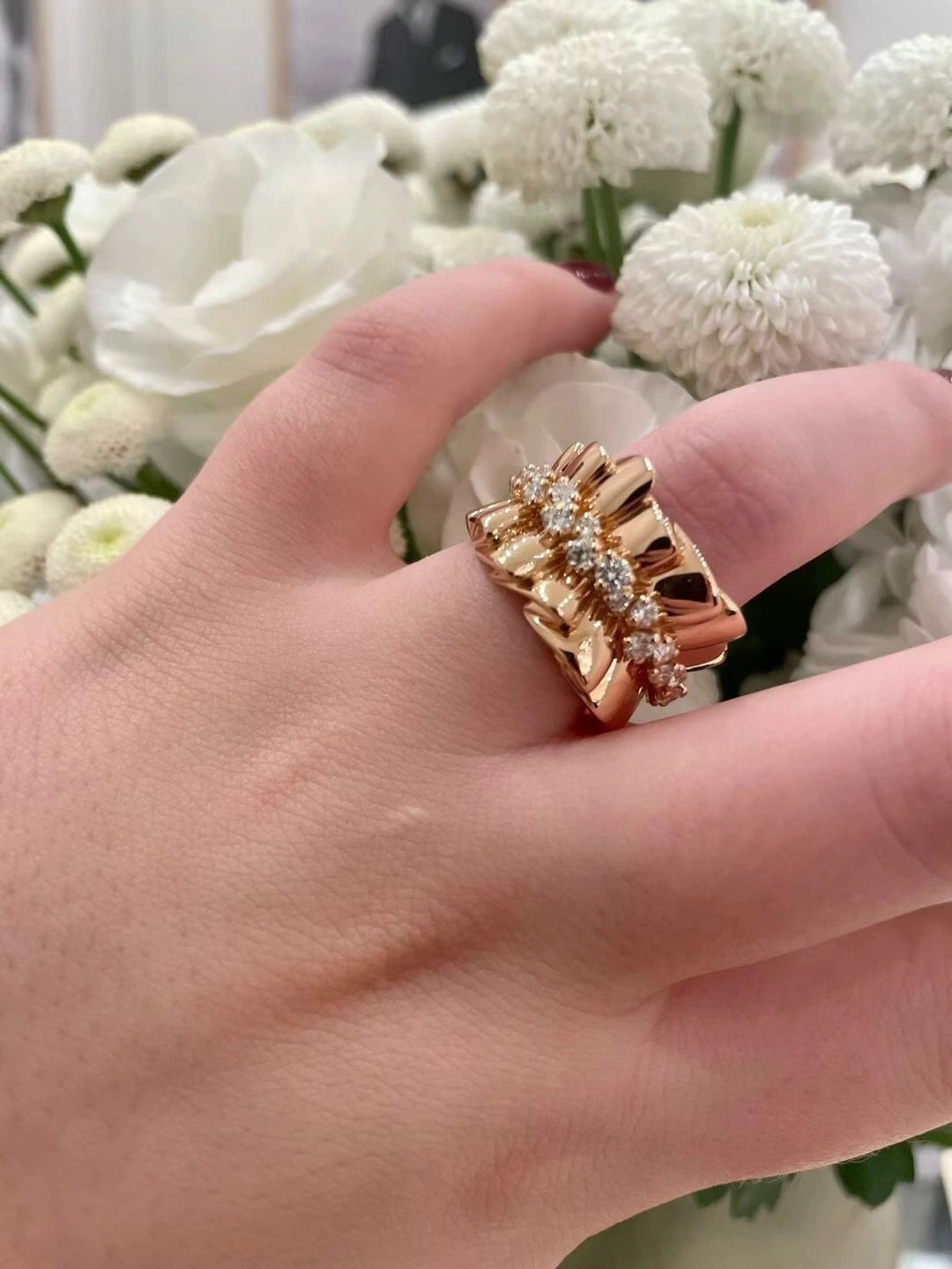 Dior Draped Diamond Ring