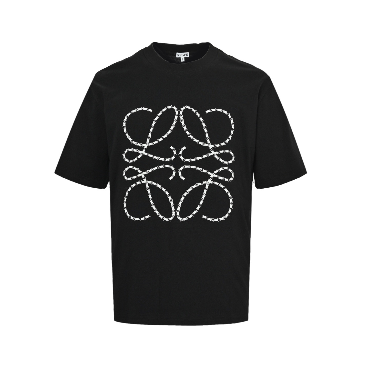 Loewe 25ss embroidered logo short sleeve