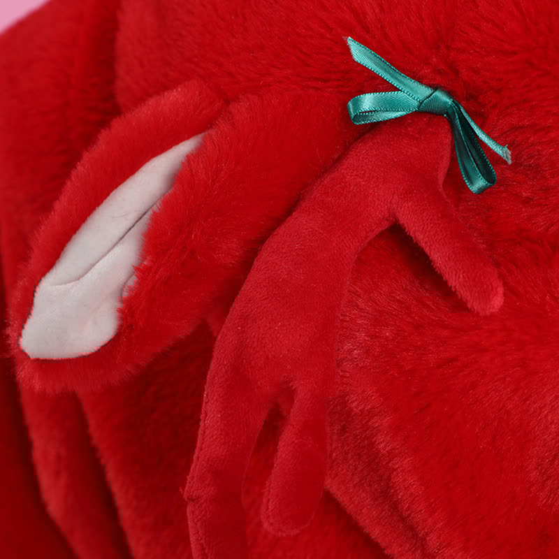 Cosplay Cartoon Deer Paw Hooded Plush Lingerie Set
