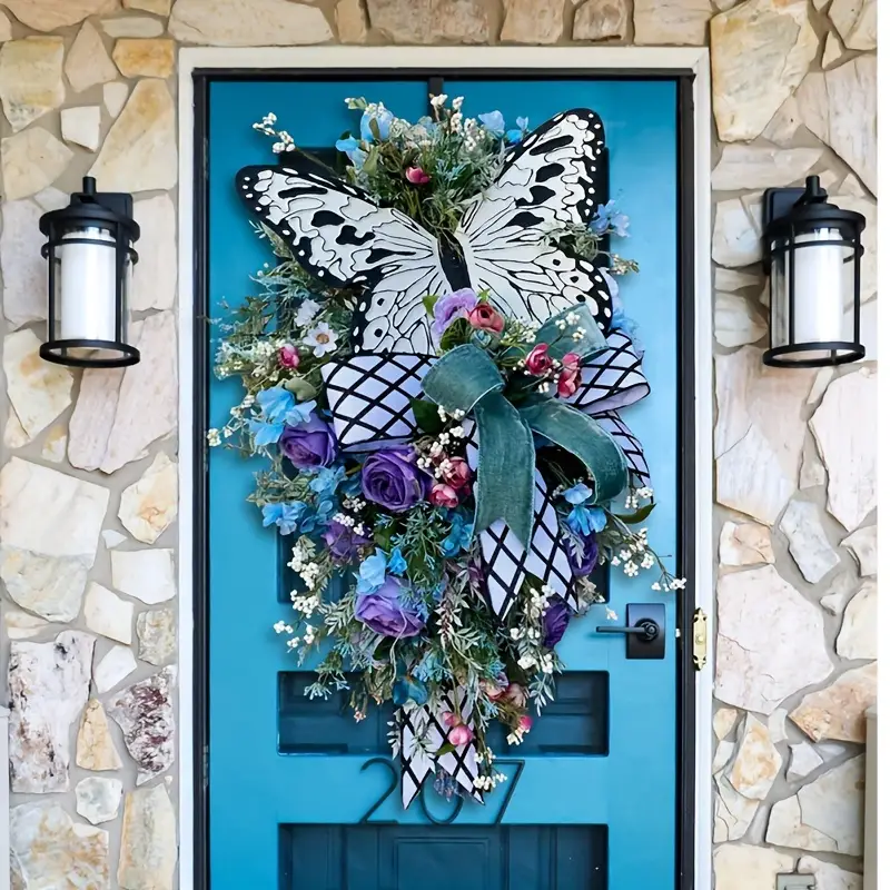 🎄Early Christmas Sale 49% OFF🎄🦋Handmade Butterfly Christmas Wreath