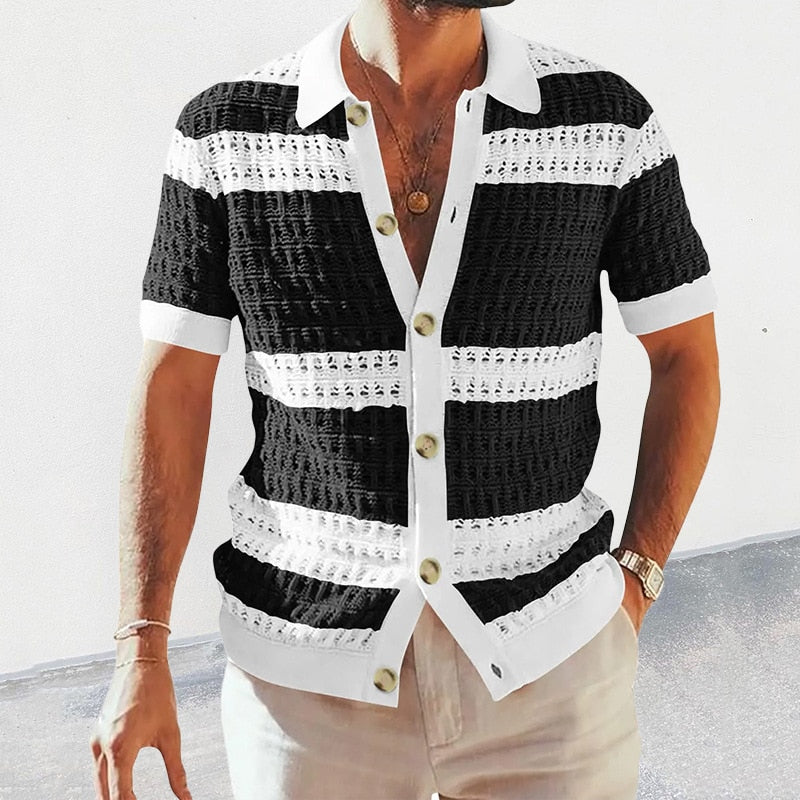 Imola Striped Button-Up Shirt