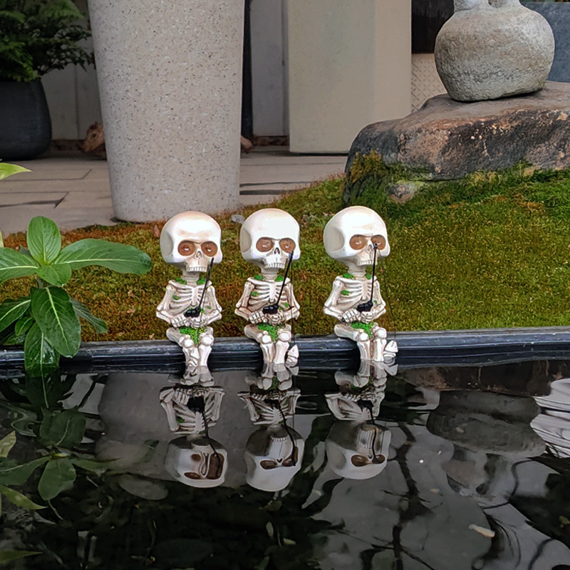 (🔥Last Day Promotion-SAVE 60% OFF)💀EVIL SKULL TRIO STATUE(A SET OF 3PCS)-WITH AIR FRESHENER-BUY 2 GET 10% OFF & FREE SHIPPING