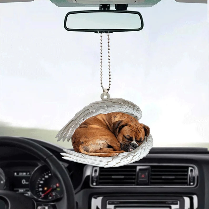 Dog Sleeping Angel Ornament | Dog Lovers Gift