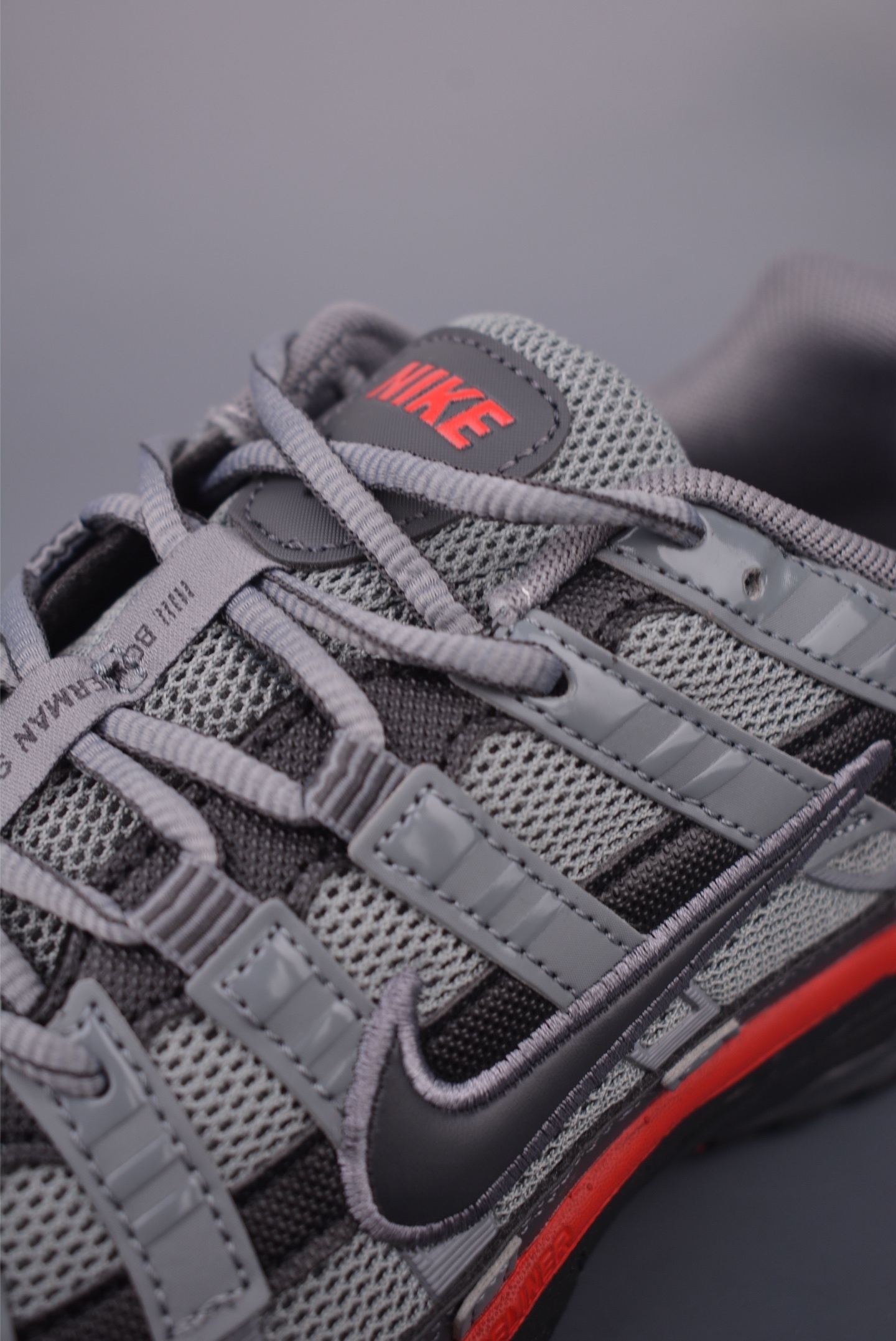 Nike P-6000 Premium “Grey Black Red” IF6199-001