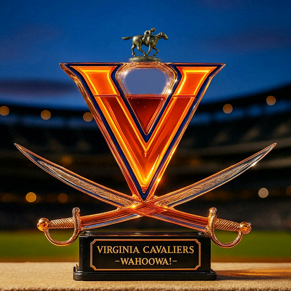 University of Virginia Cavaliers Whiskey Bottle