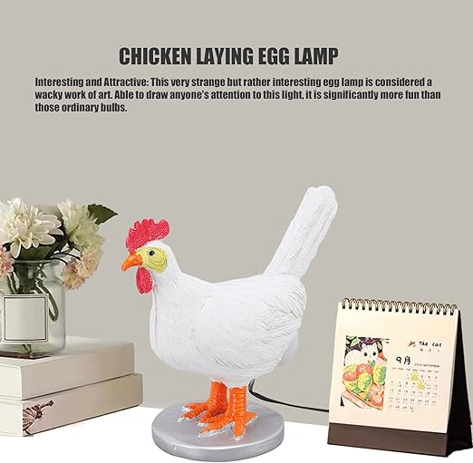 🐔🐔Resin craft laying hen night light, birthday/Christmas/perfect gift🎁🎁