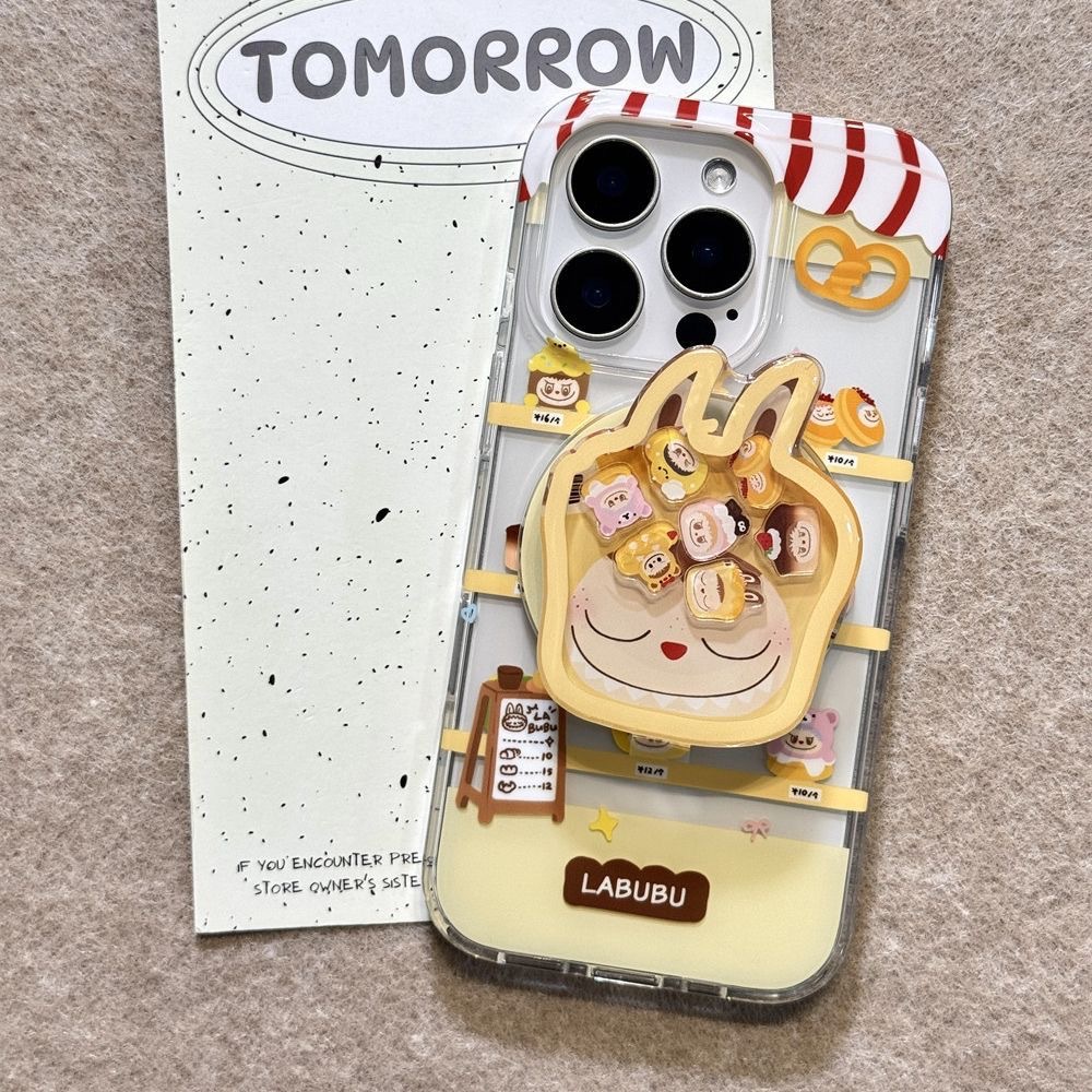 Labubu Dessert Shake Magnetic Phone Case for iPhone