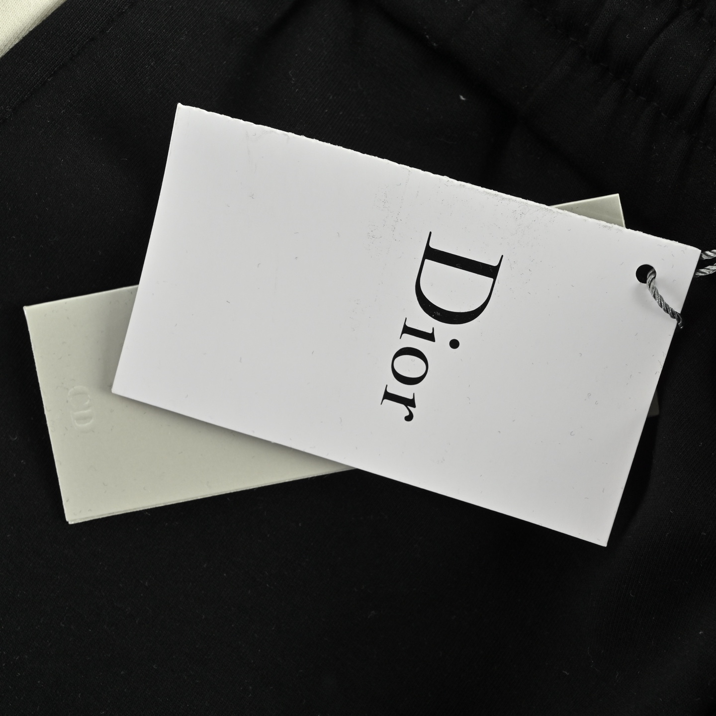 Dior 25ss shorts with contrasting side panels and embossed logo
