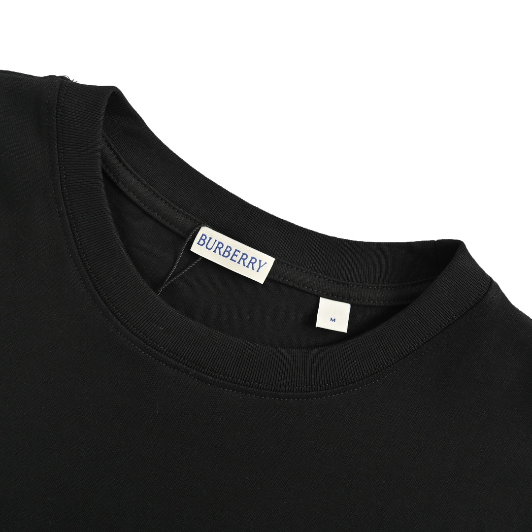Burberry 24ss hem patch warhorse label short sleeve