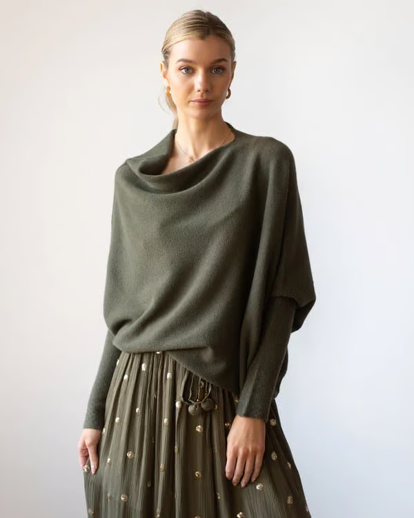 🔥LAST DAY 70% OFF🔥Asymmetric Draped Jumper✨