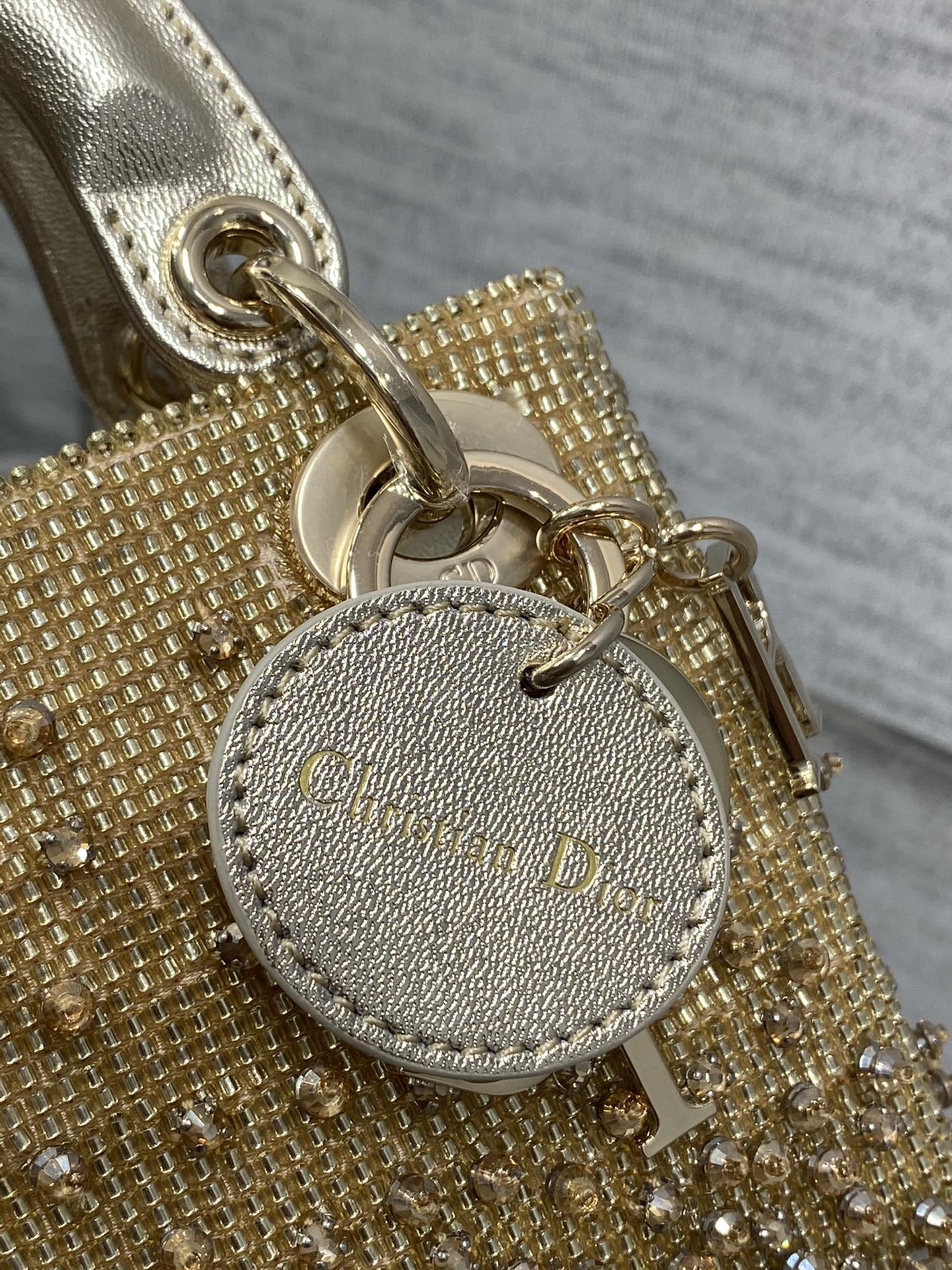 Dior Lady Limited Edition Beads Micro Series Princess Diana Bag