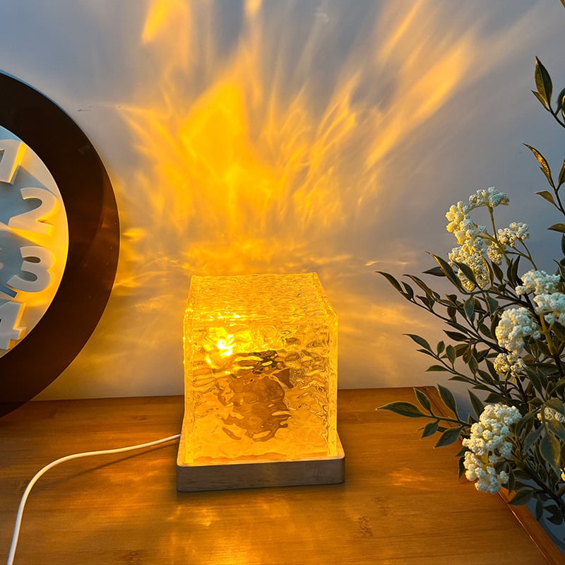 (🌲XMAS Hot Sale- 50% OFF)Dynamic water ripple night light-BUY 2 GET 3% OFF FREE SHIPPING