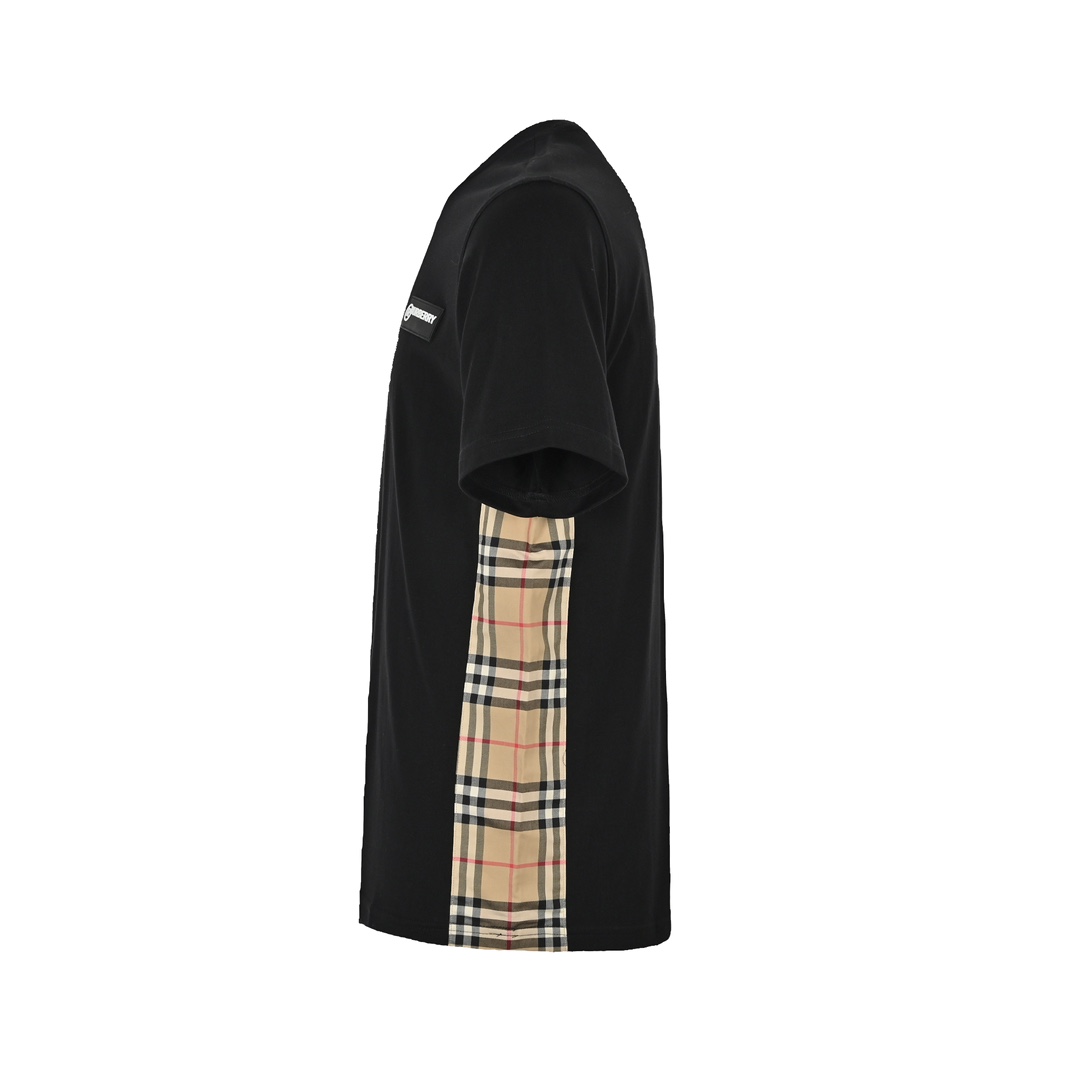 Burberry side check stitching short sleeves