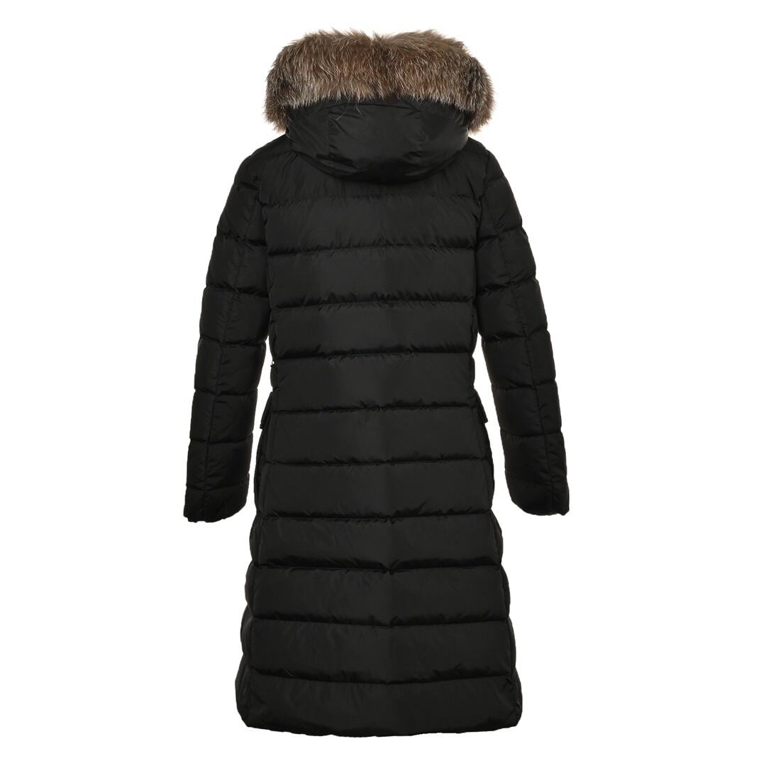 Moncler Khloe long matte down jacket