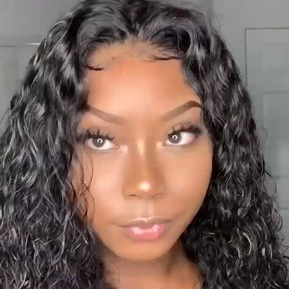 Special 50% OFF | Water Wave Wigs Pre Plucked Natural with Baby Hair Wig for Black Women