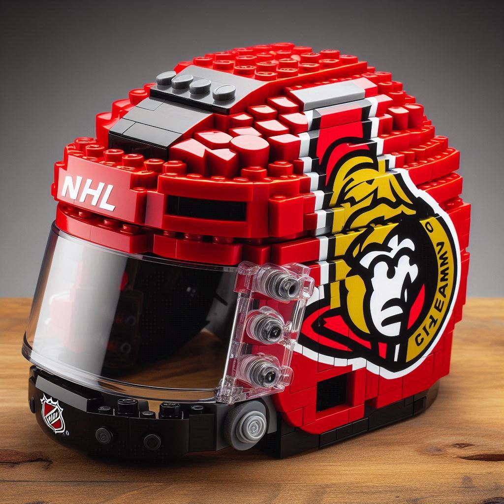 NHL LEGO Building Block Helmet