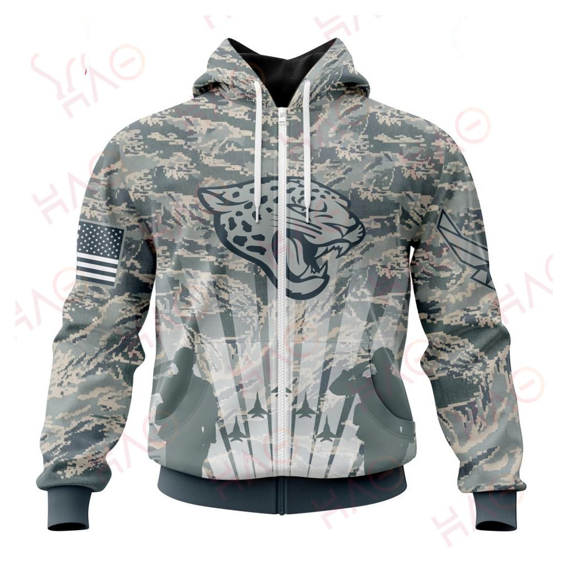 JACKSONVILLE JAGUARS 3D HOODIE US AIR FORCE