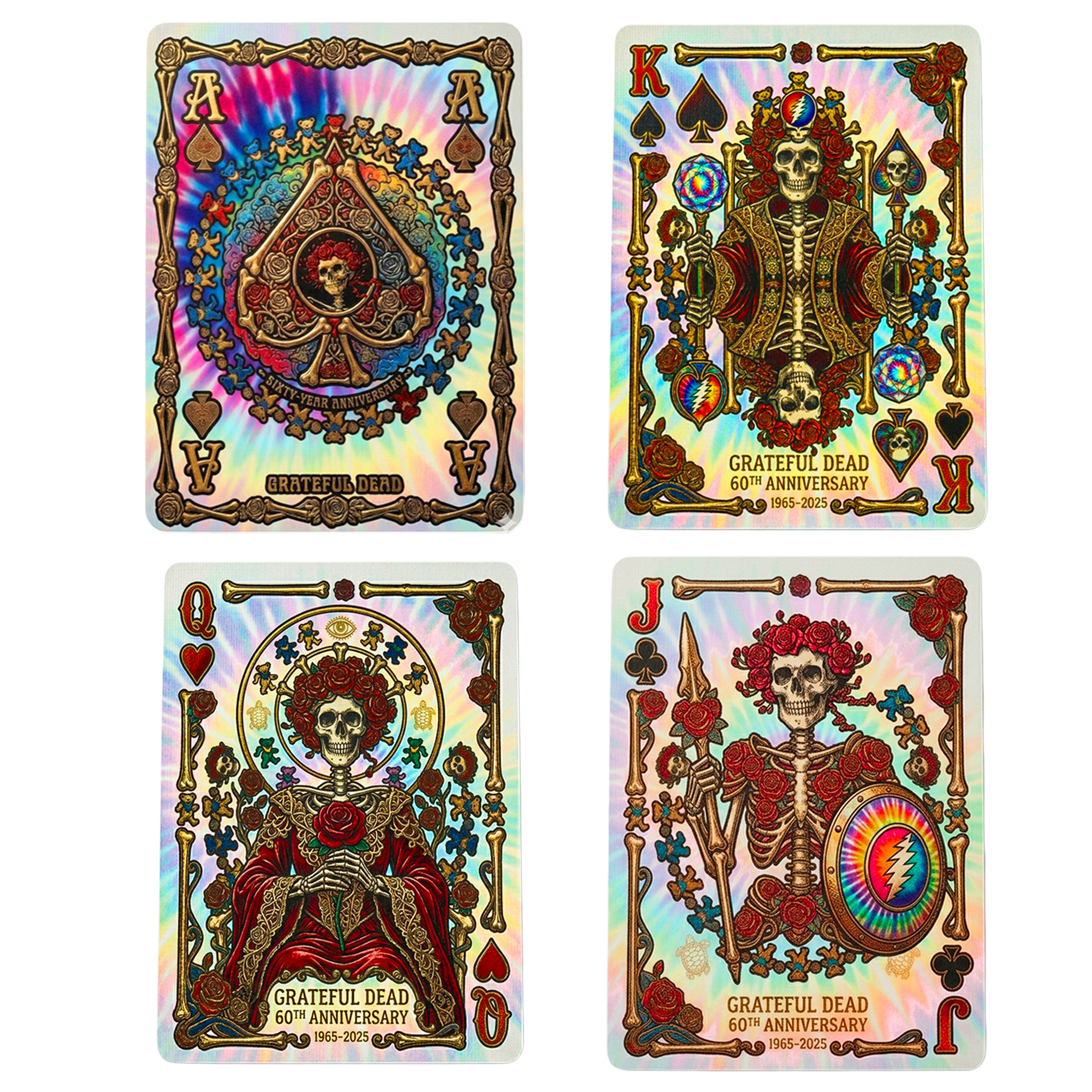 Grateful Dead 60th Playing Cards