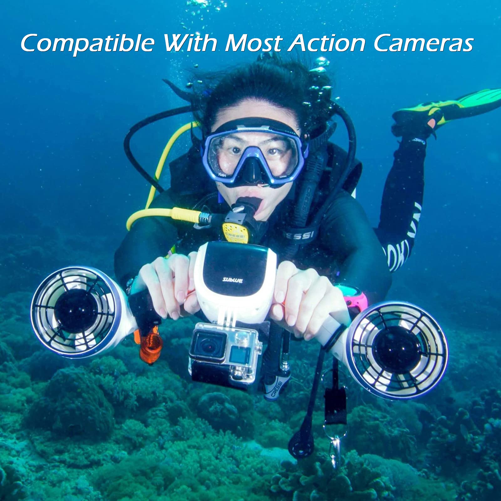 ☀Summer Sale🔥Dual Propeller Underwater Scooter