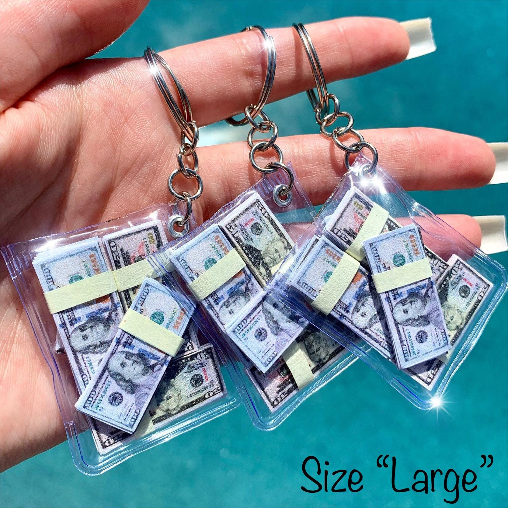 Handmade Mini Money Stack Bag Charms | Manifesting Money Bags