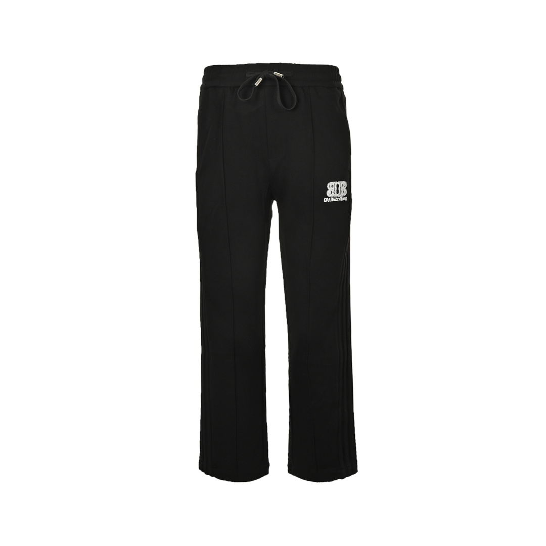 Balenciaga 24Fw Double B Embroidered Wide Leg Pants