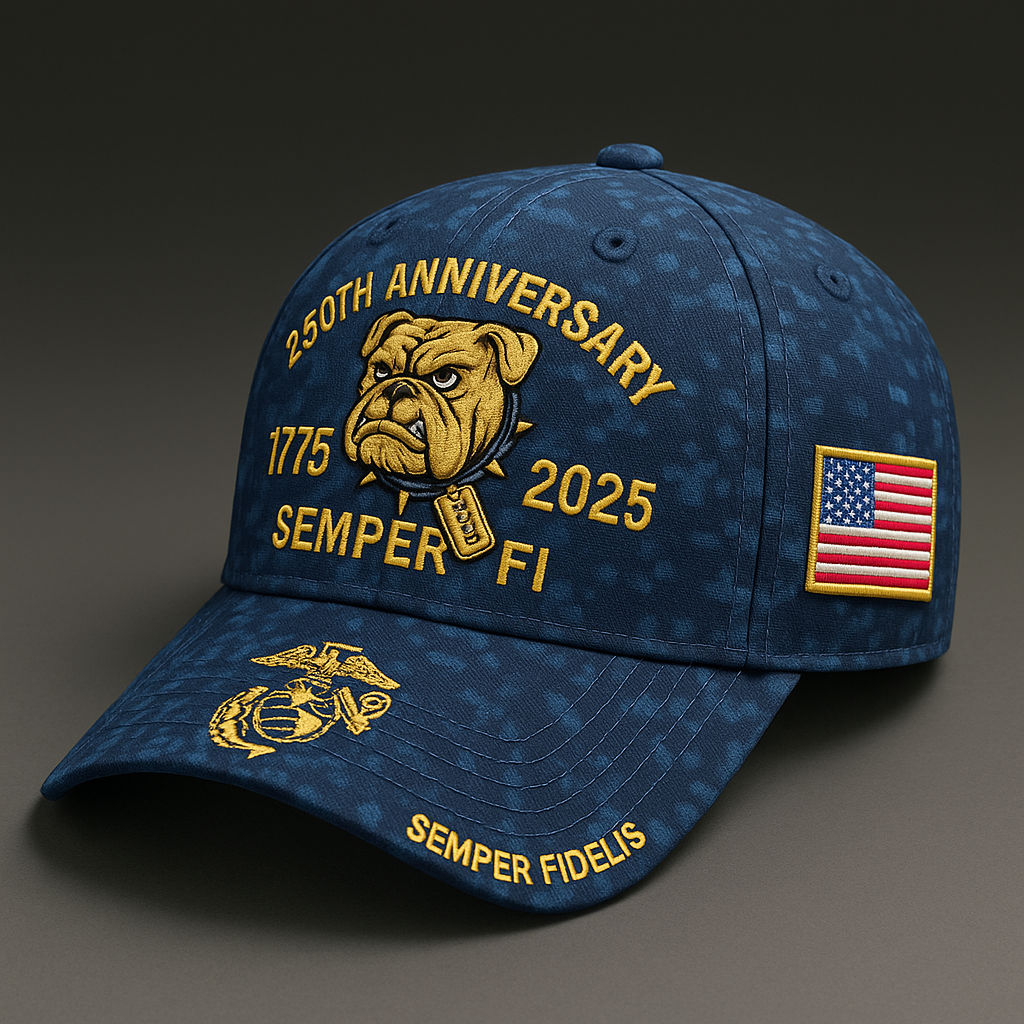 USMC 250th Anniversary Commemorative Cap