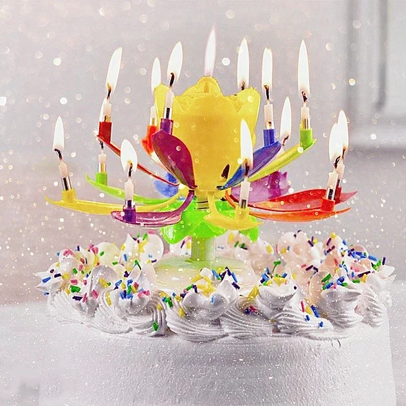 ⚡2024 New Year Special Sale-Magic Music Flower Birthday Candle