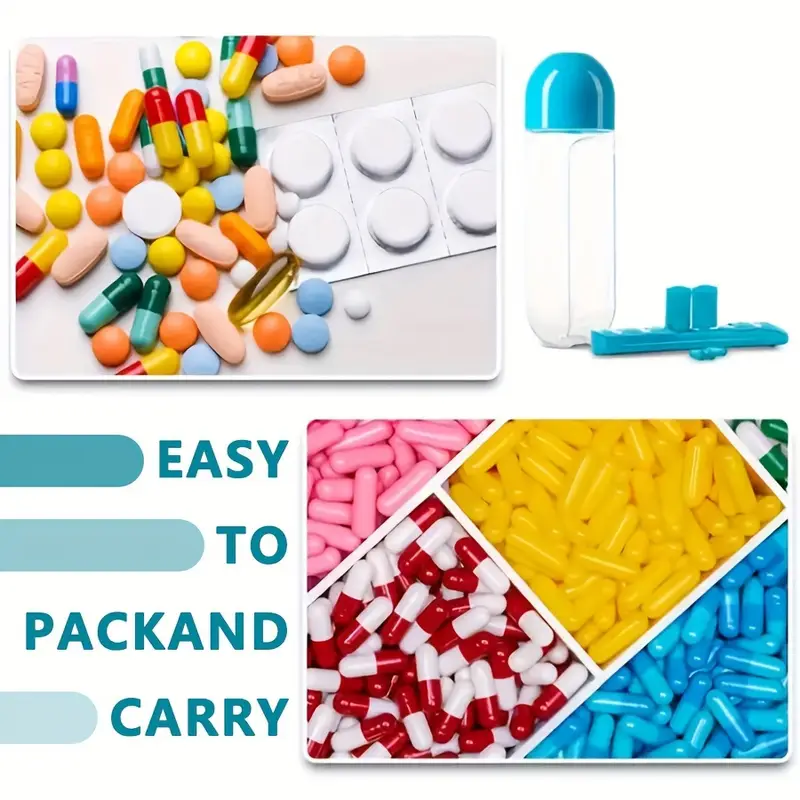 💊💊Three-in-one multifunctional medicine box water cup(🎉Flash Sale - 50% Off)