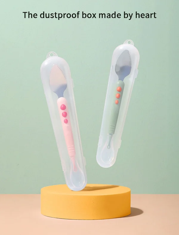 🔥Last Day 50% OFF🔥Baby Double Head Scraping Fruit Spoon