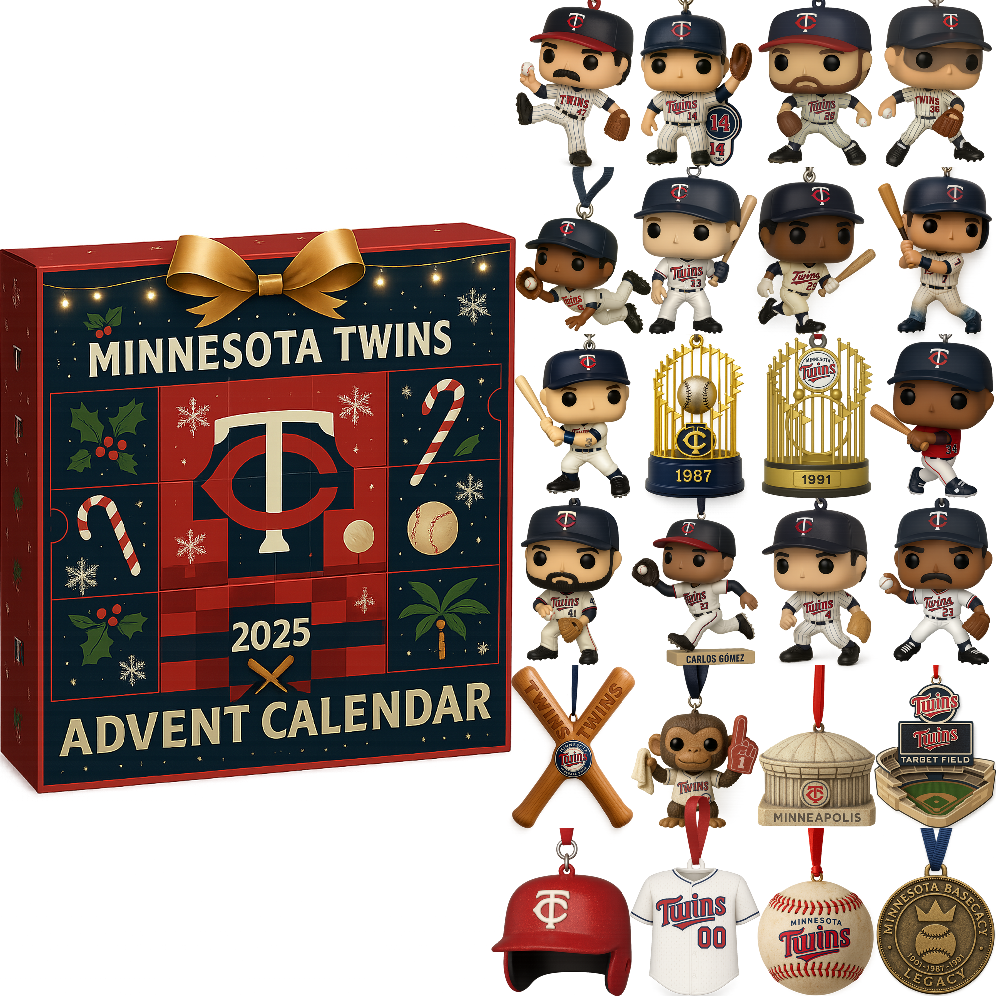 Minnesota Twins 2025 Advent Calendar – Target Field Holiday Edition