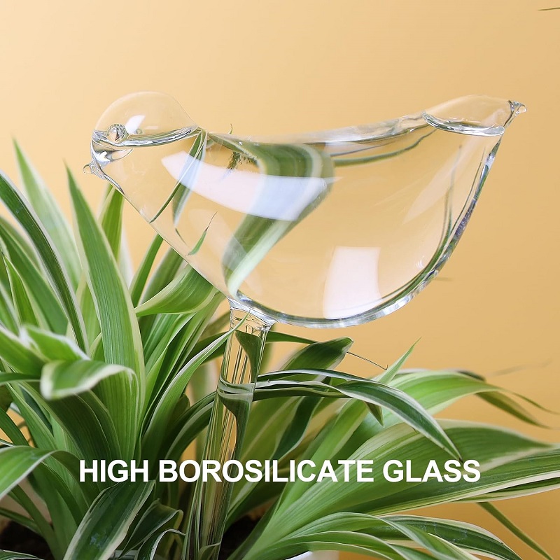 BUY 5 GET 3 FREE & FREE SHIPPING--Beautiful Bird Shaped Glass Self-Watering Globes - Automatic Plant Watering Device