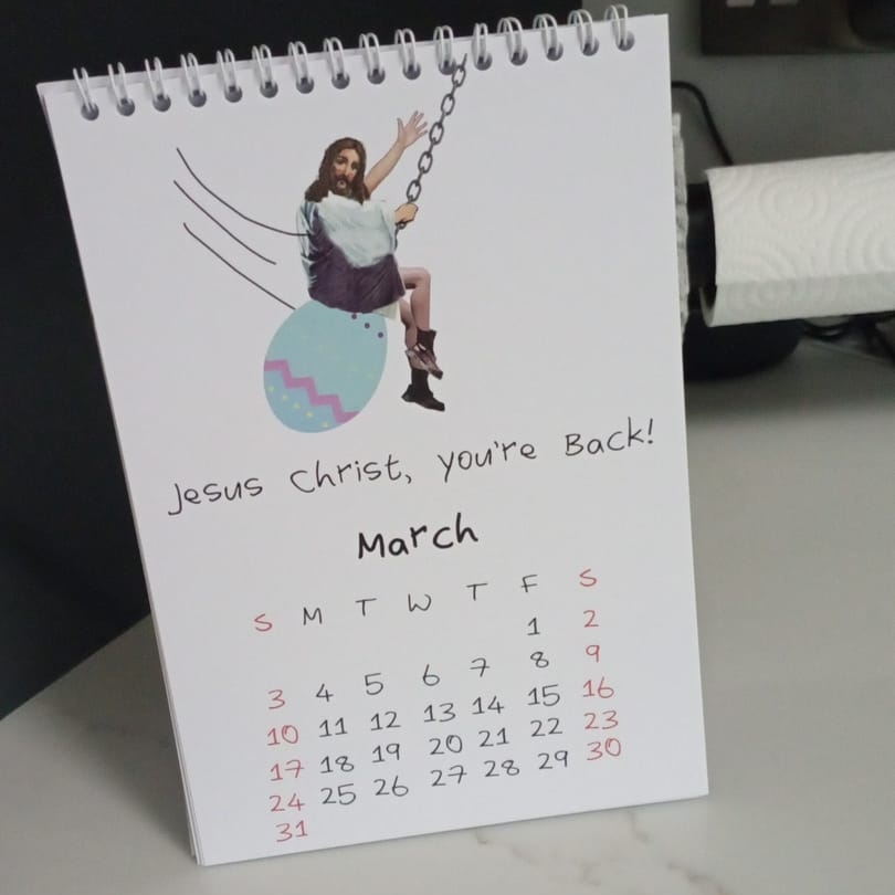 Jesus Christ WHAT A YEAR Calendar 2025