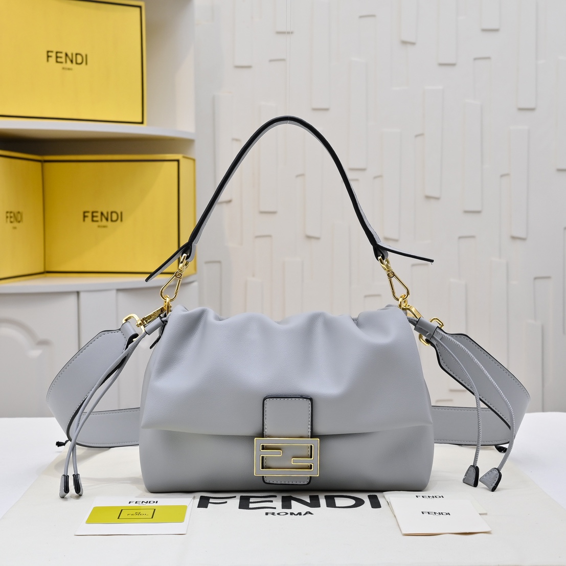 FENDI Mamma Baguette Handbag 83015B108