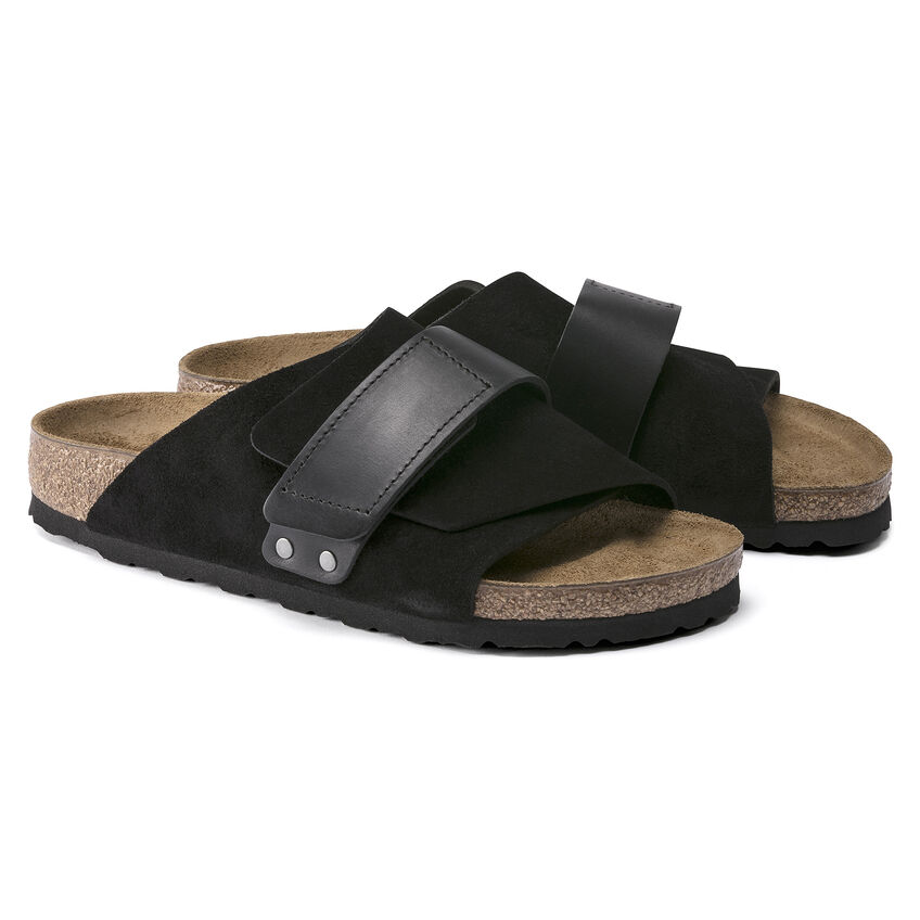 Kyoto Oiled Leather-Suede Leather N-B-14000