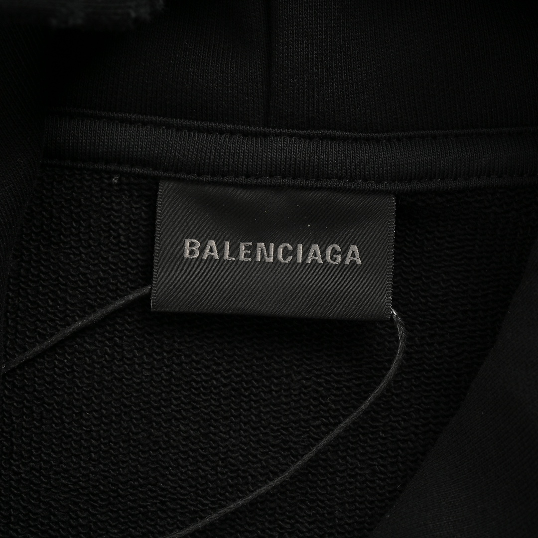 Balenciaga 24Fw Statue of Liberty print hooded sweatshirt
