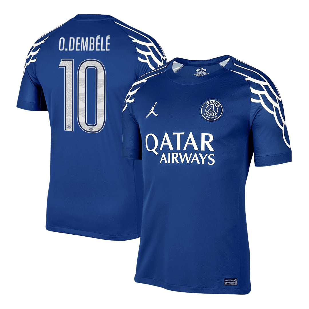 O.DEMBELE #10 PSG Third Away Football Shirt Custom 2024/25 - UCL