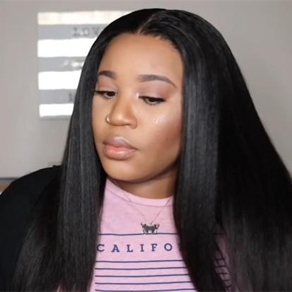 New Natural Everyday Kinky Blowout Wig