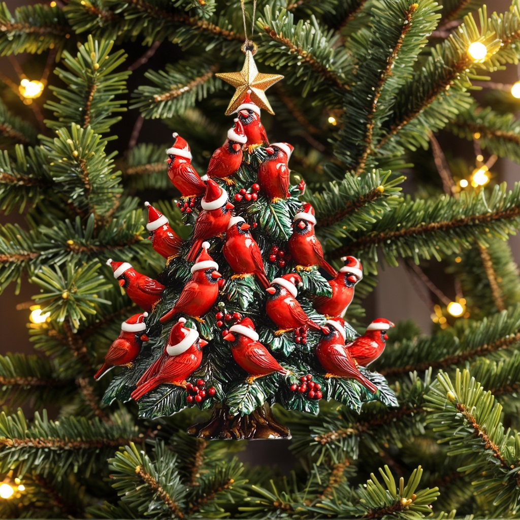 🔥LAST DAY 50% OFF🔥Cardinal Christmas Tree Ornament