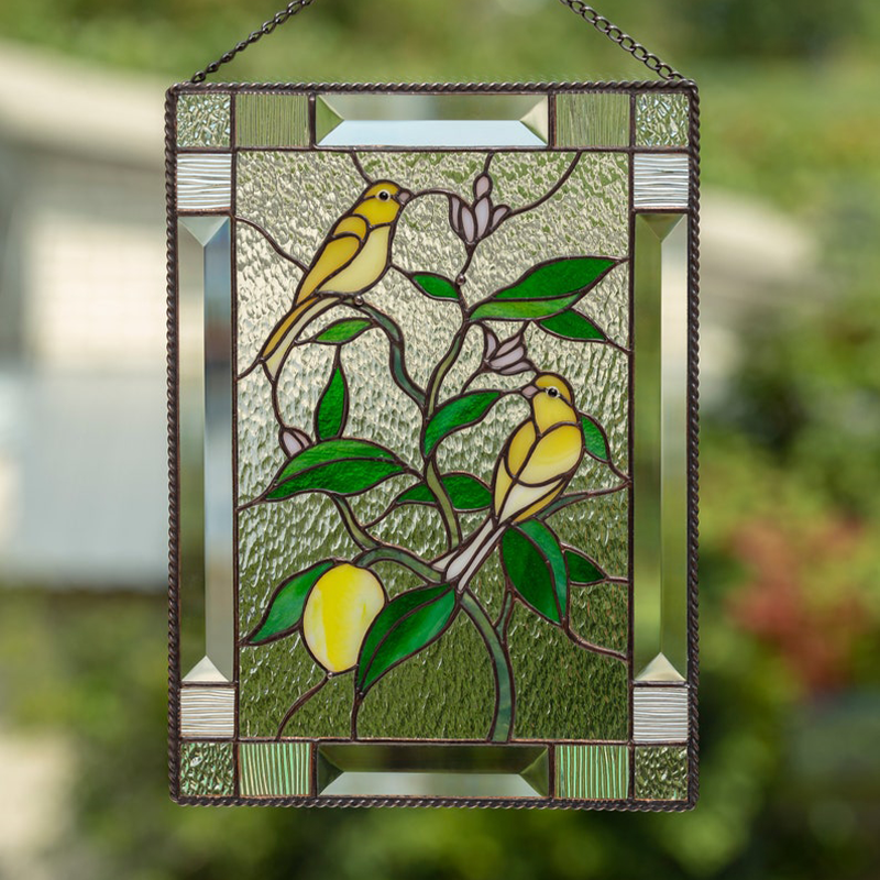 ⏰Last Day Promotion - 50% OFF⏰ Cardinal Stained Glass Window Panel🦜🦜 - Buy 2 Get 10% Off & Free Shipping