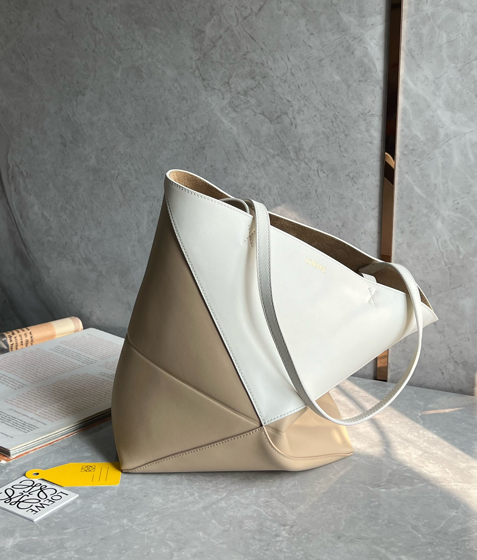 Loewe zzle fold series foldable tote bag 0693