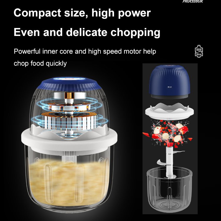 💥Today's Promotion-[SAVE 50% OFF]--Wireless mini electric glass food processor--BUY 2 GET 10% OFF & FREE SHIPPING