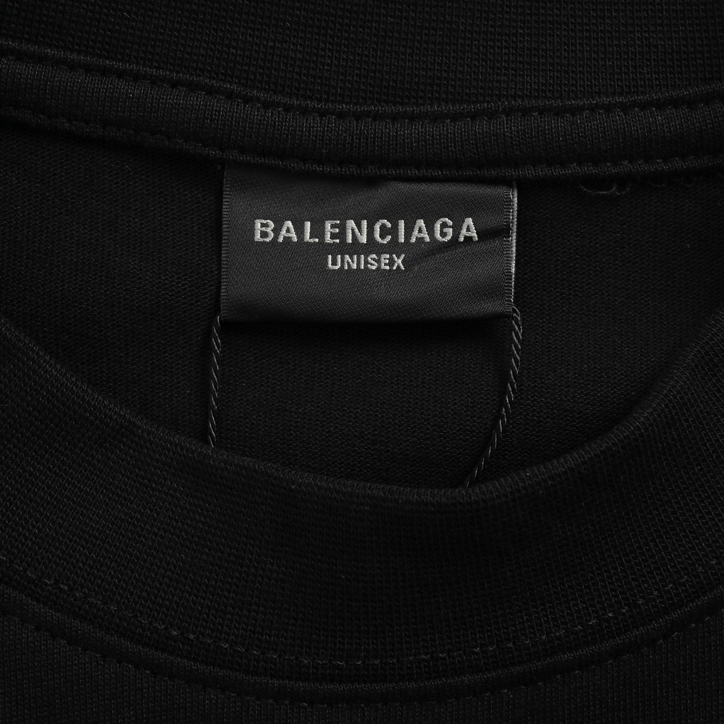 Balenciaga rhinestone letter short sleeves