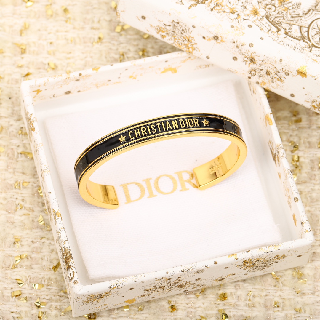 Dior butterfly open bracelet