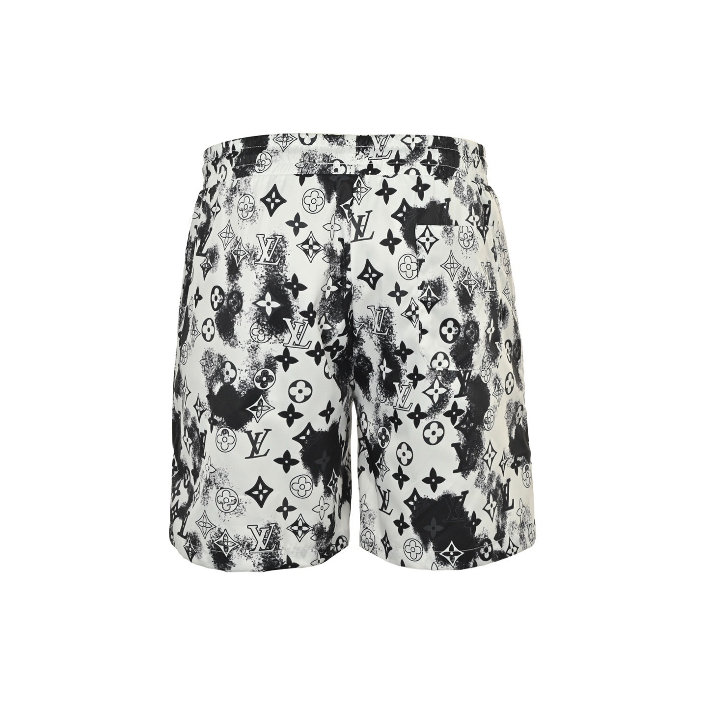 Louis Vuitton 25ss ink-rendered monogram beach shorts