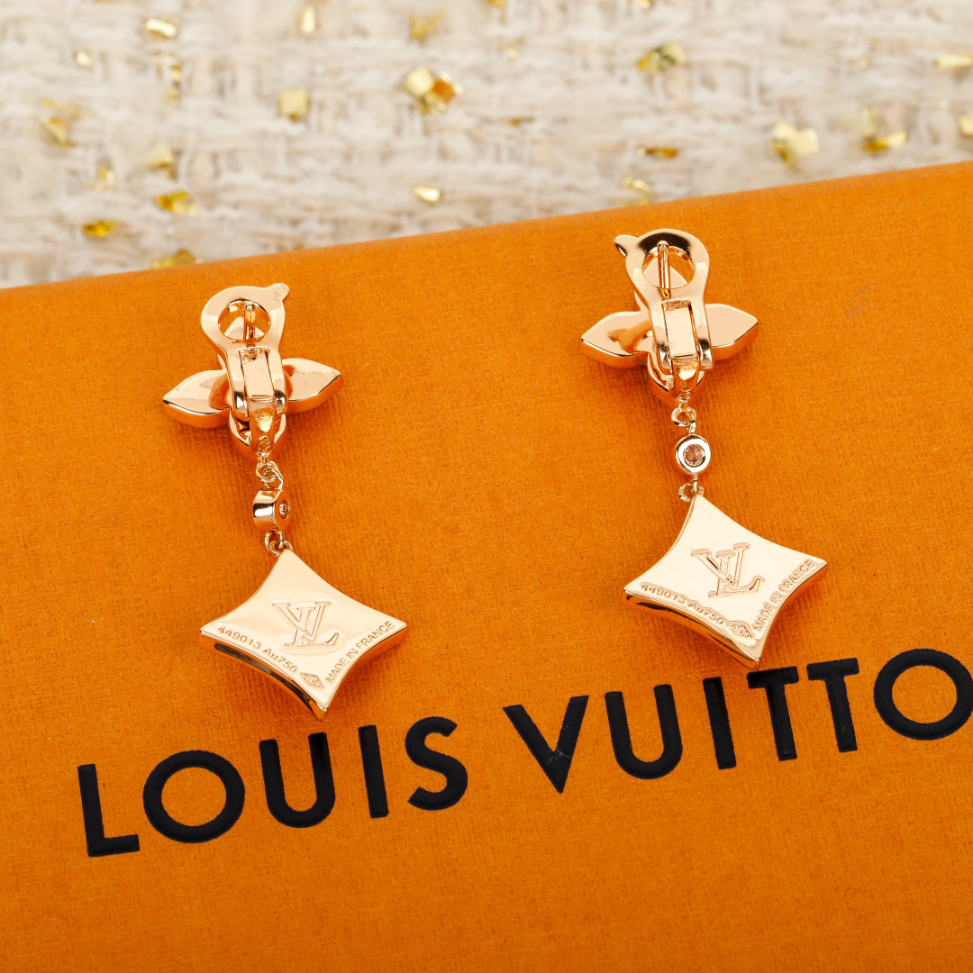 Louis Vuitton Monogram Flower earrings